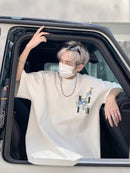 Embroidered Vine Floral Short Sleeve T-Shirt