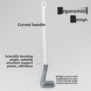 Household Plastic Silicone Toilet Brush