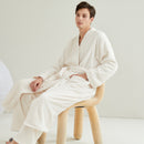 Couple pajamas flannel casual European and American loose bathrobe nightgown - TrendTrove