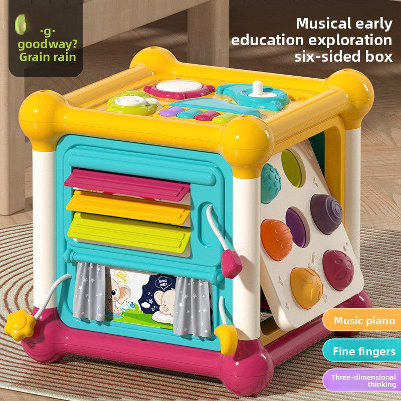 Hexahedral Baby Toy for Early Education