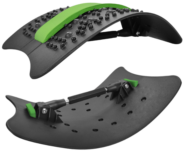 124 Freely Adjustable Back Stretch Equipment Massager Stretching Device - TrendTrove
