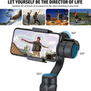 Three-axis handheld gimbal F6 stabilizer mobile phone three-axis stabilizer intelligent anti shake outdoor live streaming stand - TrendTrove