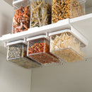 Wall-hung rice bucket with whole grains