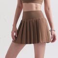 Lycra Pleated Yoga Skirt Anti-slip Badminton