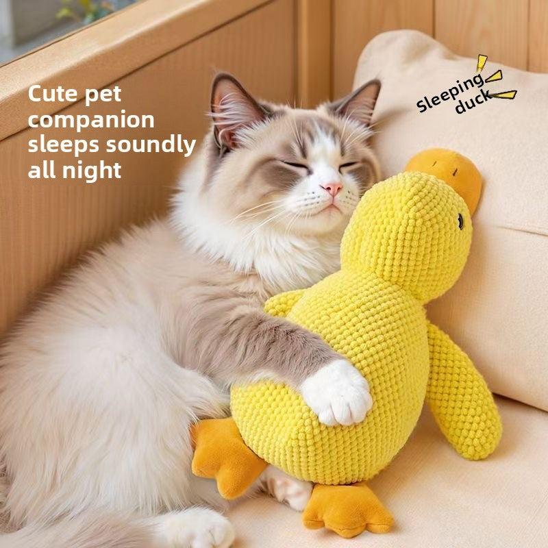 Plush Squeaky Duck Toy for Dogs and Cats