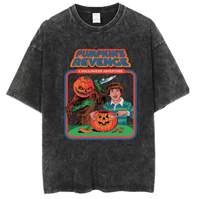 Washed and distressed T-shirt