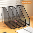 Metal File Organizer Office Document Storage Rack