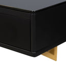 GO 47 Floating Shelf With Drawer - Wall-Mounted Vanity Table  Desk