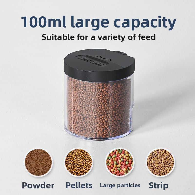 Fish tank feeder with intelligent timing function