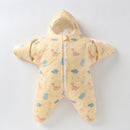 Baby Sleeping Bag Starfish Lamb Split Sleeping Bag With Cotton Thickened Warm Baby Sleeping Bag Anti Kick Quilt