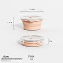 Travel Outdoor Silicone Folding Lunch Box