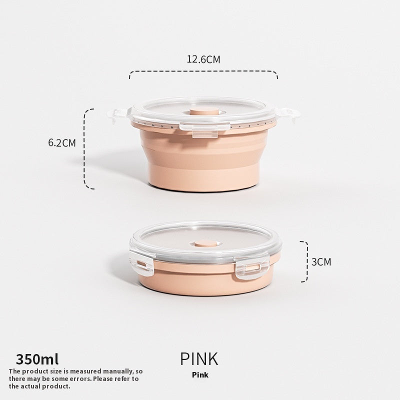 Travel Outdoor Silicone Folding Lunch Box