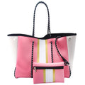 Tote Neoprene Beach Bag New Women Waterproof Handbag Luxury Summer Large-capacity Shoulder Bag Ladies Bag Multipurpose Bag