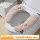 Thickened Fleece Toilet Seat Universal Paste