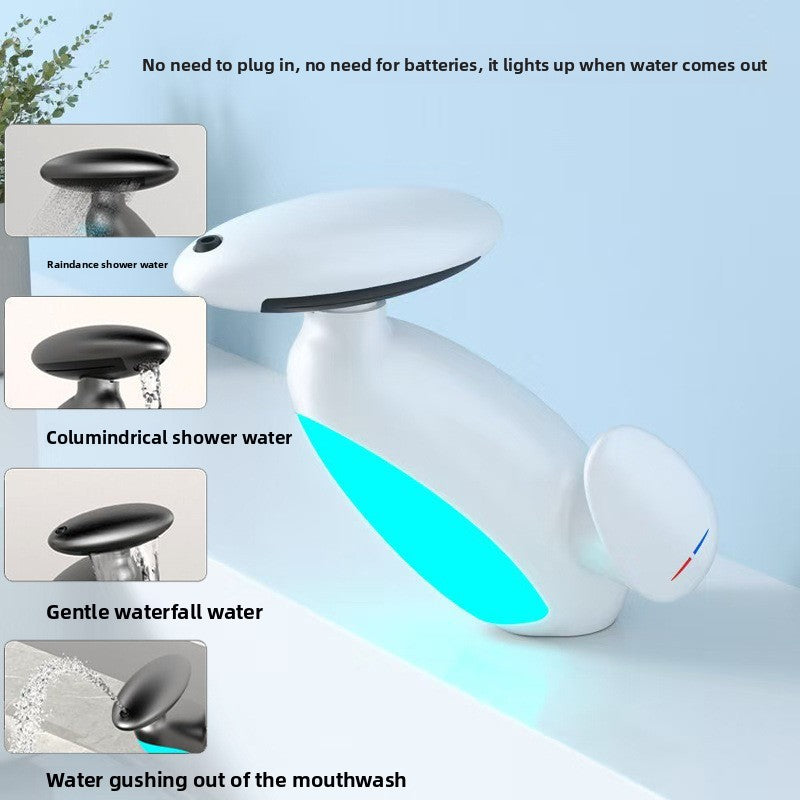 Bathroom Faucet with Ambient Light