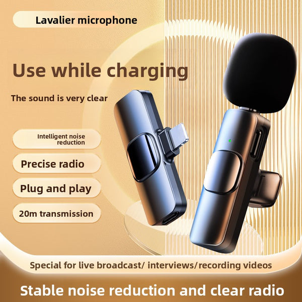 Bluetooth mini collar clip microphone