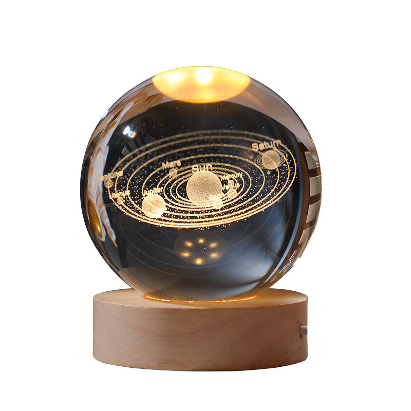Galaxy Crystal Ball night light