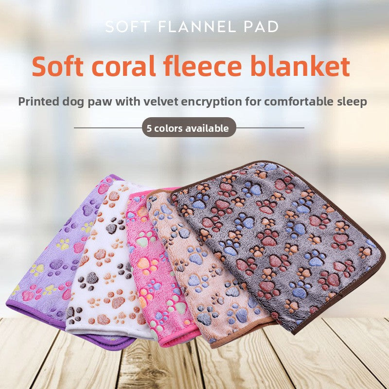 Soft Flannel Pet Blanket for Dogs and Cats