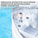 New magnetic glass cleaner with extended pole and double-sided water storage for high-rise home use. - TrendTrove