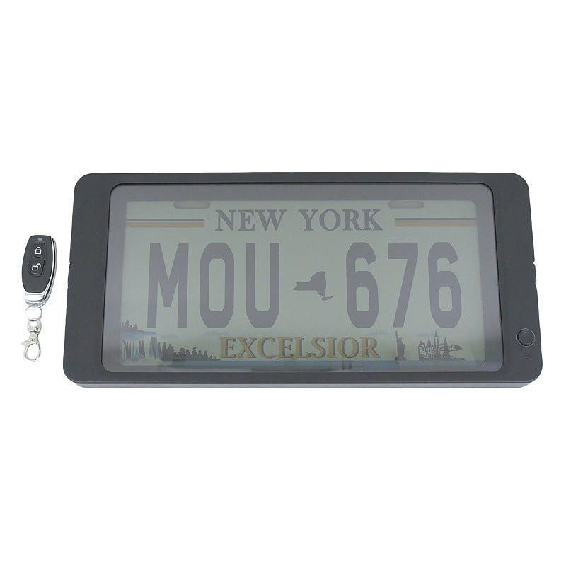 US Standard License Plate Frame Functionality