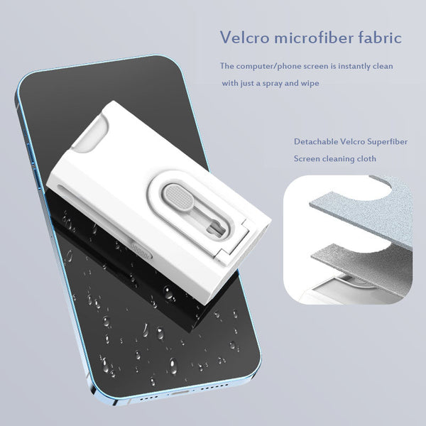 Cleaning set computer keyboard speaker mobile phone Bluetooth earphone earpiece dust removal brush - TrendTrove