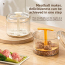 Household hand-squeezed meatball maker