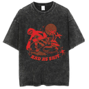 Washed and distressed T-shirt