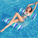 PVC Two-Tube Inflatable Floating Bed for Pool and Water Relaxation