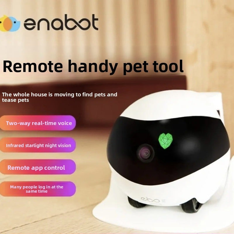 ebo robot intelligent pet monitoring camera