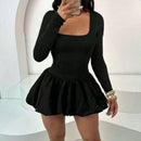 Vestido con tirantes y dobladillo para mujer Bud