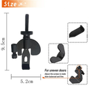 Portable Door Lock Privacy Extra Security Lock Anti Theft Travel Inside Door Locker for Traveling Home Bedroom Apartmen - TrendTrove