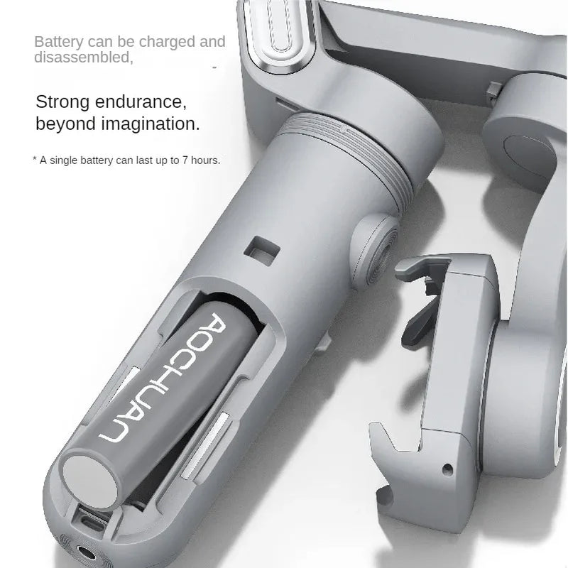 XPro mobile phone three-axis anti shake stabilizer Tiktok short video VLOG shooting handheld PTZ live broadcast support - TrendTrove