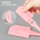 in stock food grade high temperature resistant detachable silicone scraper oil brush spatula baking cream cake spatula 3 piece set