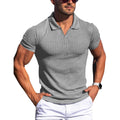 Men's T-shirts with lapel and V-neck