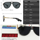 Retro Double Bridges Pilot Men Sunglasses Fashion Brand Designer Shades  Trending Rivets Women Luxury Sun Glasses
