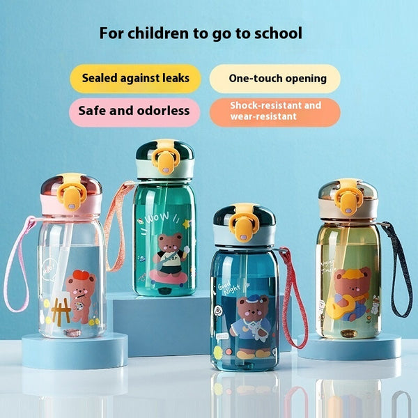 Children's Plastic Bounce Direct Drink Portable Water Cup