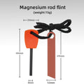 Camping set small mini flint waterproof ignition magnesium strip magnesium rod - TrendTrove