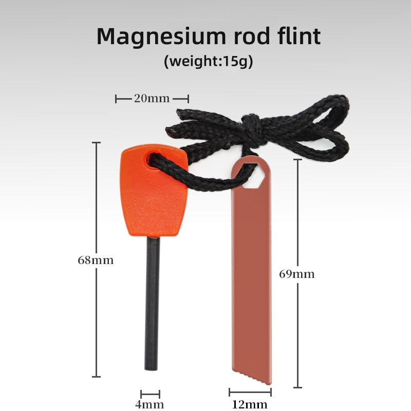 Camping set small mini flint waterproof ignition magnesium strip magnesium rod - TrendTrove