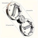 Multi Function Adjustable Resistance Speed Arm Trainer  Eight Wheel For Wrist Strength And Boxing Ideal For Men'S Strong And Healthy Arms  8 Finger Ring Arm Strength Device And Fitness Lifting Ring