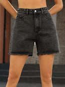 High Waist Loose Casual Women's Denim Shorts