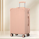 Retro Silent Wheel Travel Luggage Suitcase with Combination Lock