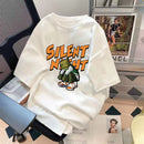 Trendy Summer Bear Print Loose T-Shirt