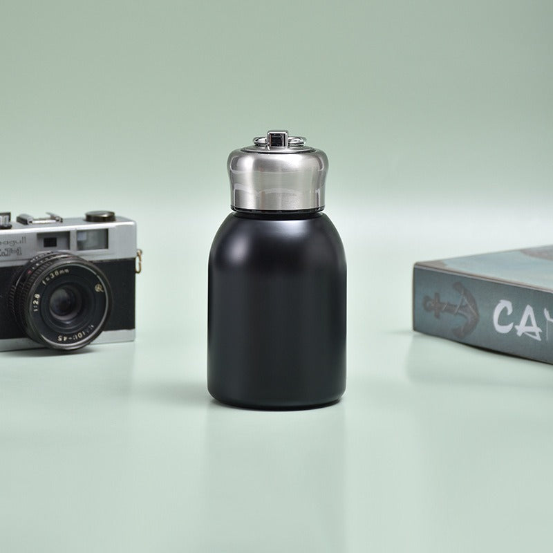 Mini 304 stainless steel chubby thermos cup double layer vacuum portable portable pocket cup gift cup - TrendTrove