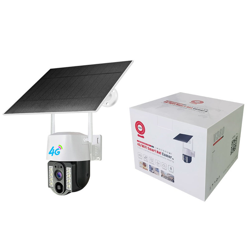 V380 New Arrival 3MP Wireless WiFi Security CCTV Camera Night Vision Sim Card Solar 4G  Outdoor - TrendTrove
