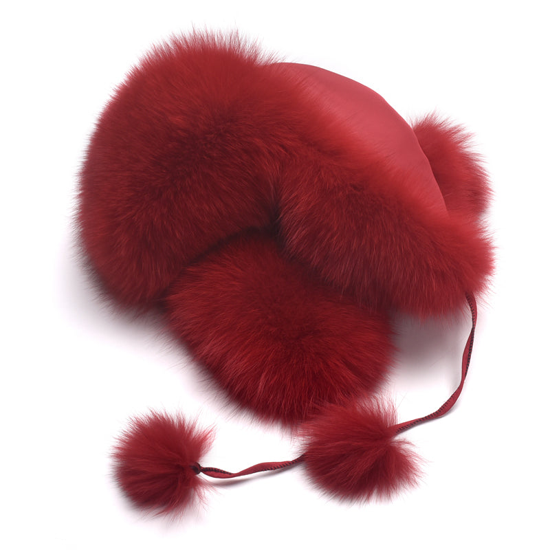 fox fur hat