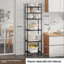 Multi-level kitchen storage rack