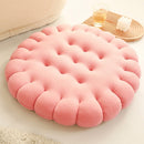 Nordic Creative Soft Plush Simulation Biscuit Office Seat Cushion