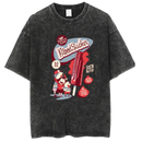 Washed and distressed T-shirt