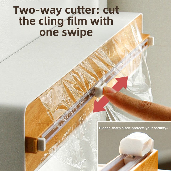 Magnetic Wall-Mounted Cling Film Cutter