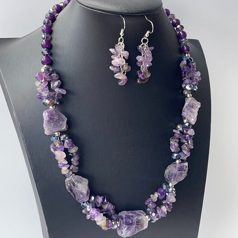 amethyst jewelry set